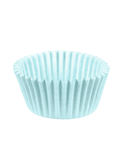FORMA DE  PAPEL AZUL BEBE N6 LISA 100UN