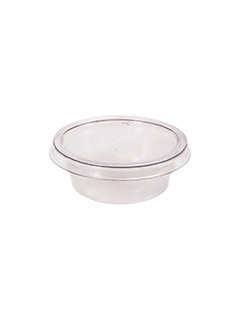 POTE REDONDO CRISTAL C/TAMPA  30ML 20UN