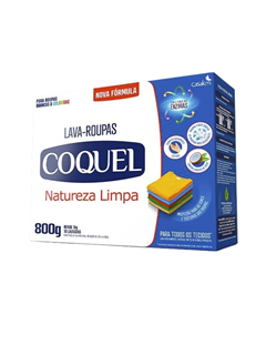 COQUEL DET EM PO NATUREZA LIMPA 800G