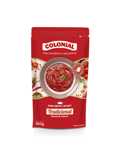 MOLHO DE TOMATE COLONIAL TRAD SC 300G