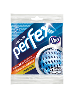 PANO LIMP MULT PERFEX AZUL 5UN