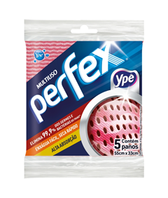 PANO LIMP MULT PERFEX ROSA 5UN