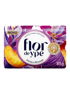 SAB FLOR DE YPE FRESIA E PESSEGO 85G