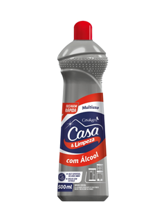 CASA E LIMPEZA MULTIUSO COM ALCOOL 500ML