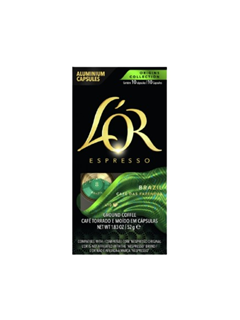 CAPSULAS LOR ESPRESSO BRASIL 10X5,2G