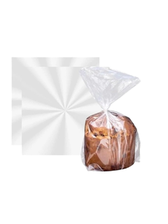 SACO PANETONE DOCE NATAL 24,5X30CM 50UN