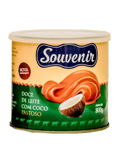 DOCE DE LEITE SOUVENIR C/ COCO LATA 800G